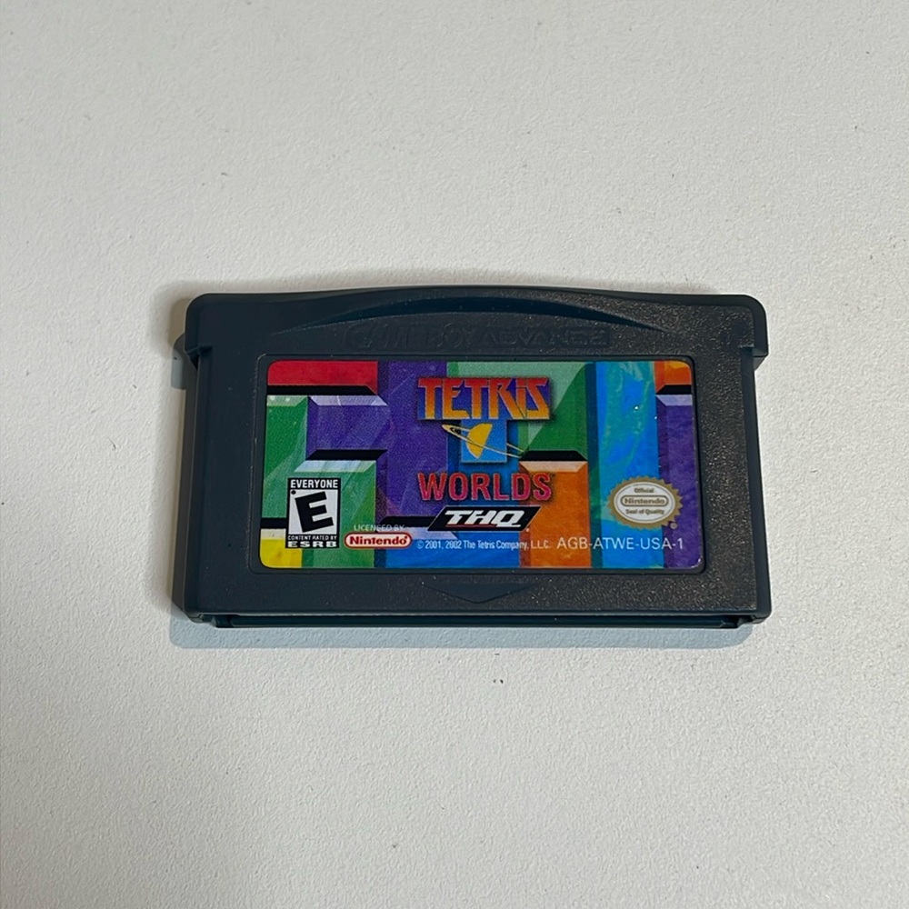 Tetris Worlds for Nintendo Gameboy Advance. Tested‎ and working. Authentic.